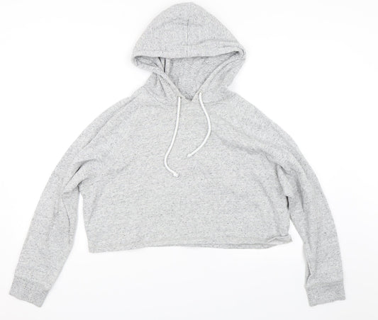 Preworn Womens Grey Pullover Hoodie Size L