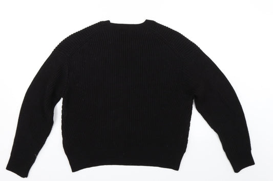 New Look Womens Black Pullover Jumper Size S