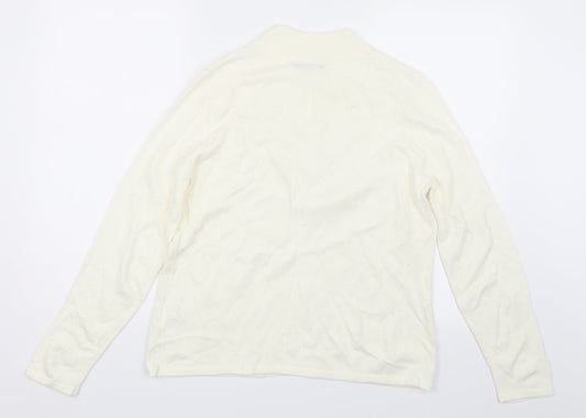 BM Womens Beige Pullover Jumper Size M
