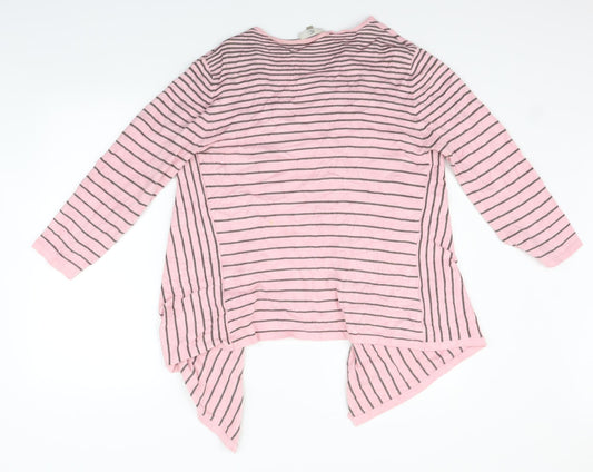 county casual Womens Pink Cardigan Jumper Size S