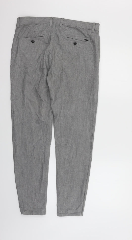 Preworn Womens Grey Trousers Size 32 in L27 in