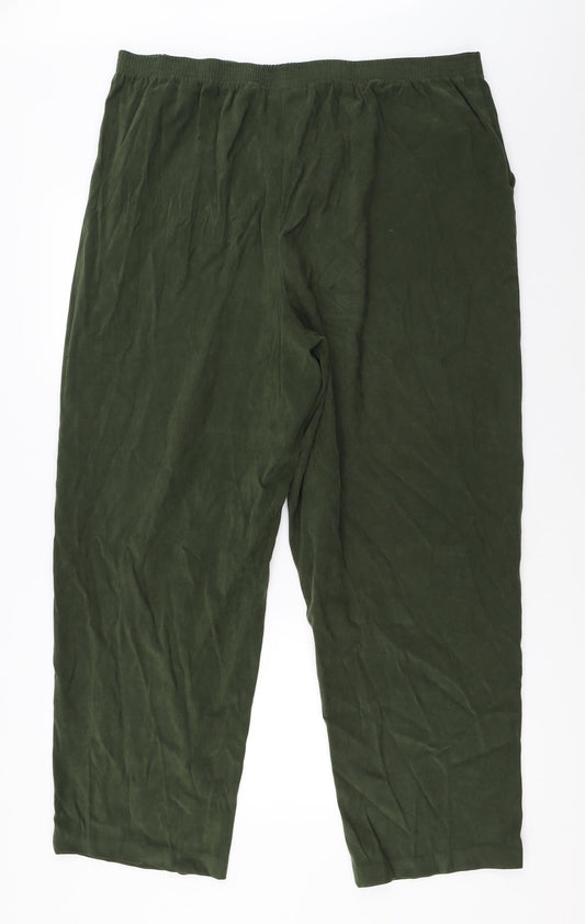 Tradition Womens Green Trousers Size 20 L28 in