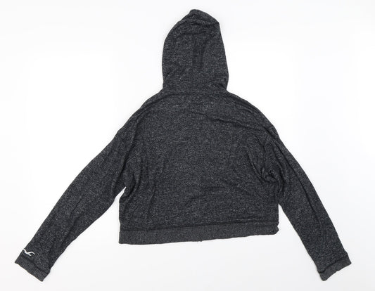Hollister Womens Grey Full Zip Sweatshirt Size XS