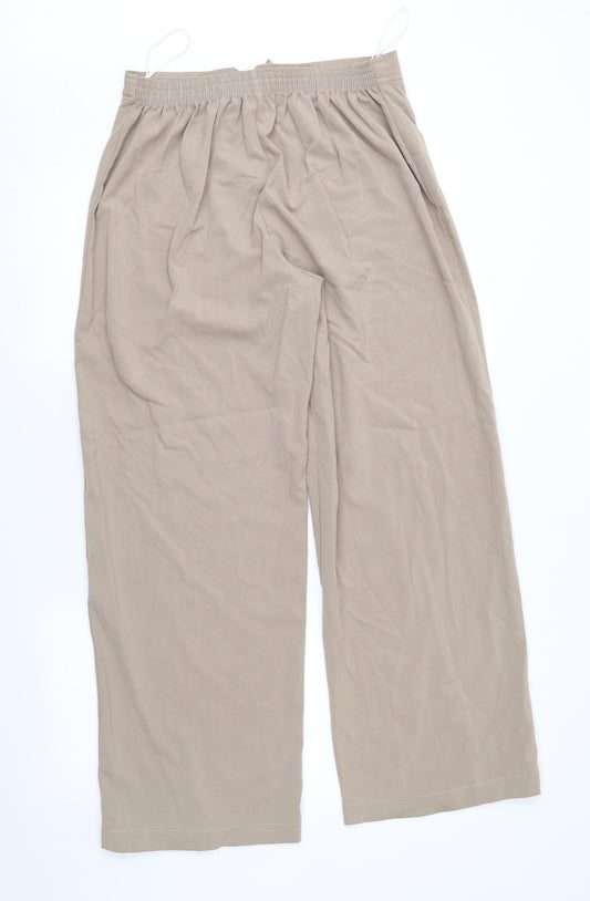 Preworn Womens Brown Trousers Size L L30 in