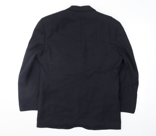 Harewood Mens Blue Jacket Suit Jacket Size 40