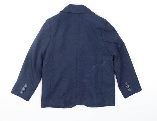 Rebel Boys Blue Jacket Size 5-6 Years