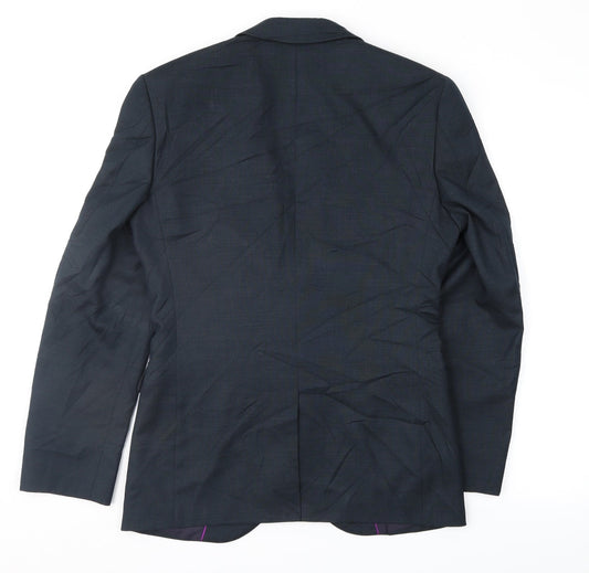 Taylor & Wright Mens Blue Jacket Suit Jacket Size 36