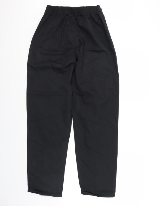 Preworn Womens Black Trousers Size 40 L29 in