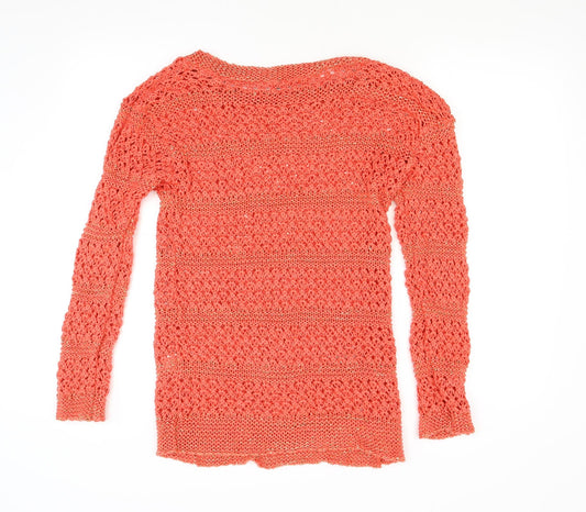 Arthur Womens Red Tunic Jumper Size M
