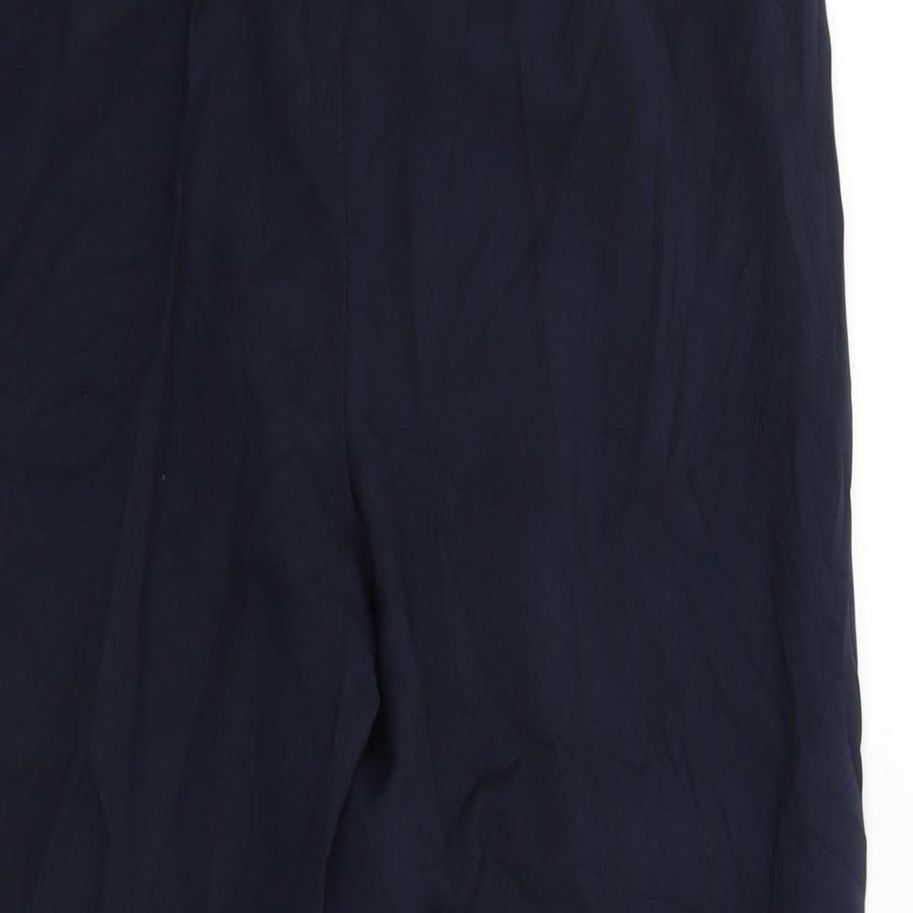 Sarah Hamilton Womens Blue Trousers Size 16 L29 in