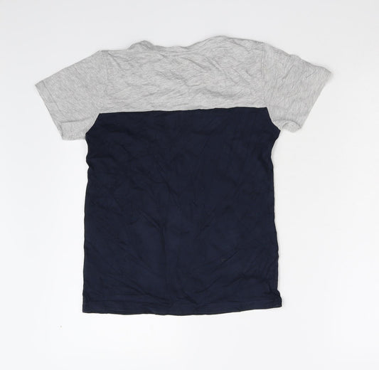 La Redoute Boys Multicoloured Colourblock Basic T-Shirt Size 12 Years