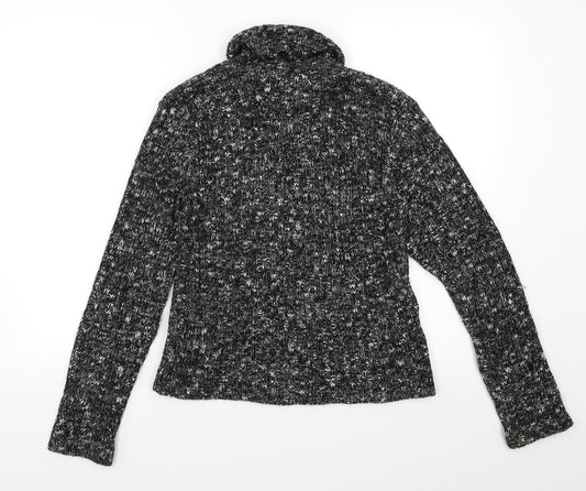 Topshop Womens Grey Herringbone Pullover Jumper Size 12