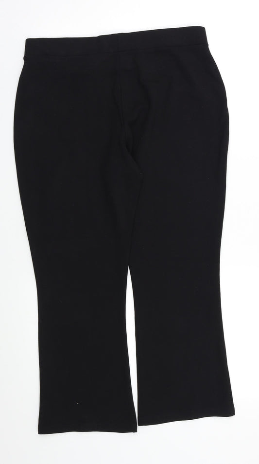 NEXT Womens Black Dress Pants Trousers Size 14 L24 in