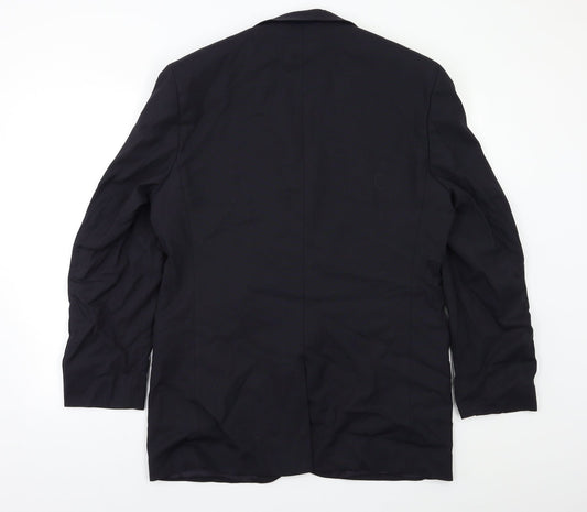 Karl Jackson Mens Black Jacket Blazer Size 40