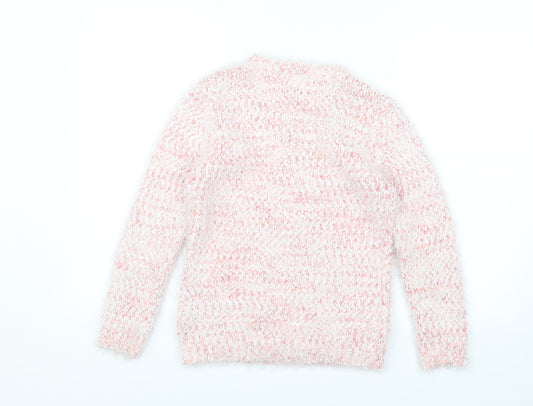 YD Girls Pink Pullover Jumper Size 11-12 Years
