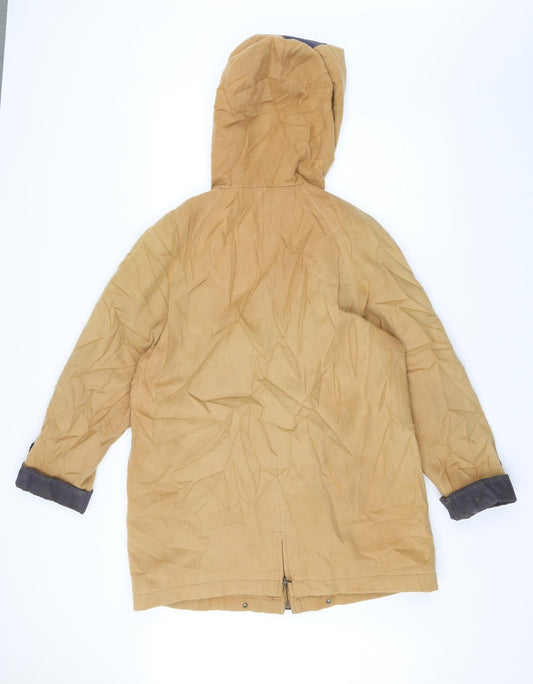 Marc Andy Womens Brown Parka Jacket Size 12