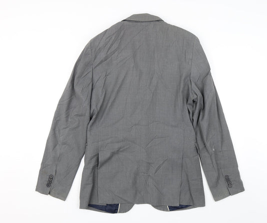 Topshop Mens Grey Jacket Blazer Size 38