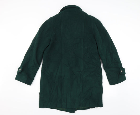 Berkertex Womens Green Overcoat Jacket Size 10