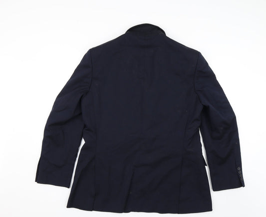 Preworn Mens Blue Jacket Suit Jacket Size 42