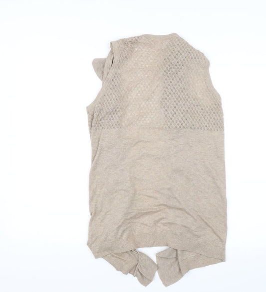 New Look Womens Beige Shrug Jumper Size 12