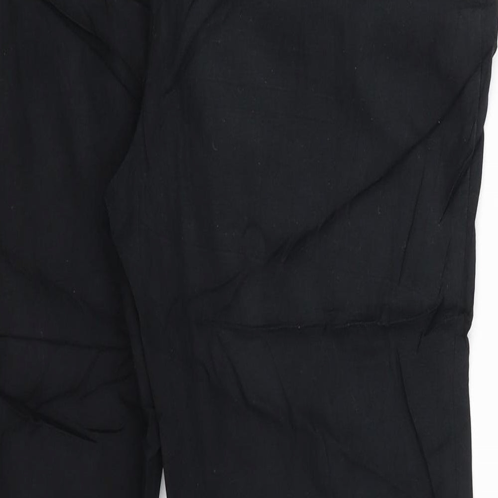 NEXT Womens Black Trousers Size 12 L26 in