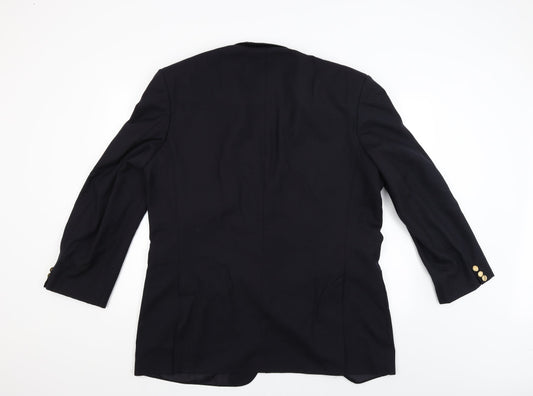 St michael Womens Black Jacket Coat Size 46