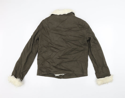 Dorothy Perkins Womens Green Jacket Size 10