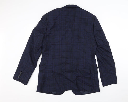 Marks and Spencer Mens Blue Jacket Suit Jacket Size 36