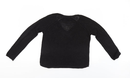 H&M Womens Black Pullover Jumper Size S