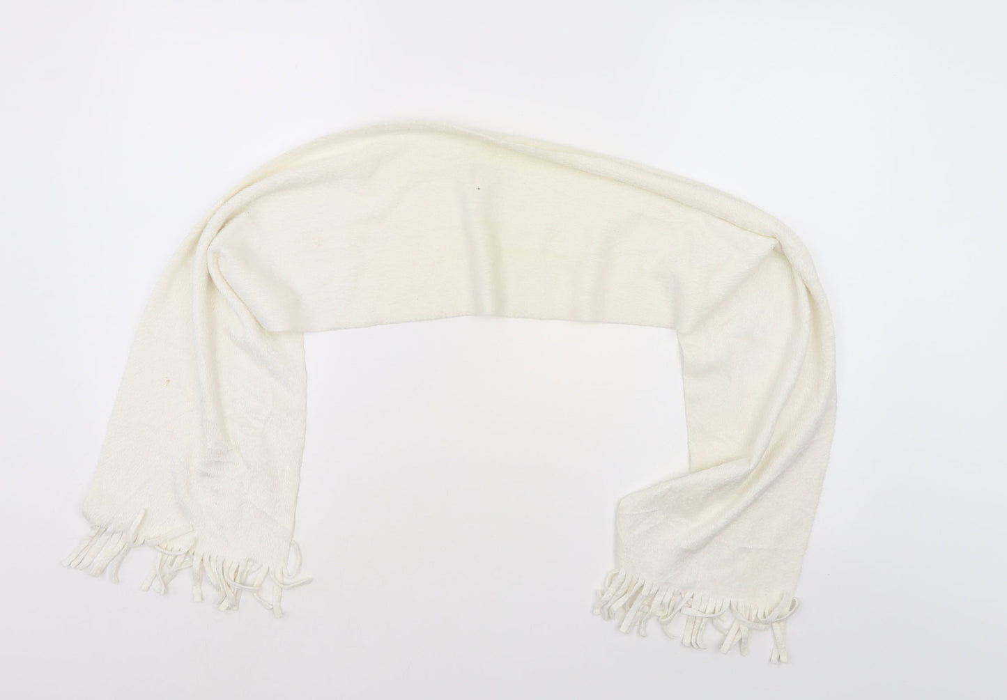 Preworn Unisex White Scarf