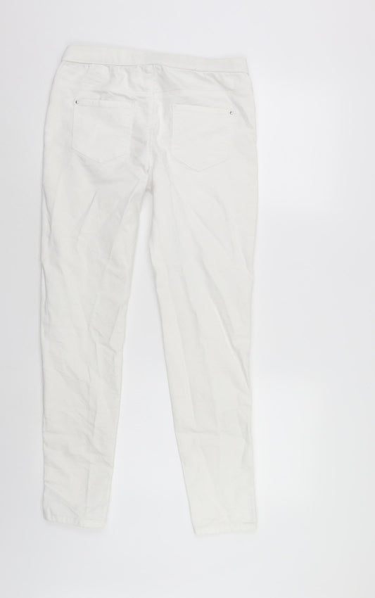 Brave Soul Womens White Denim Jegging Jeans Size 10 L28 in