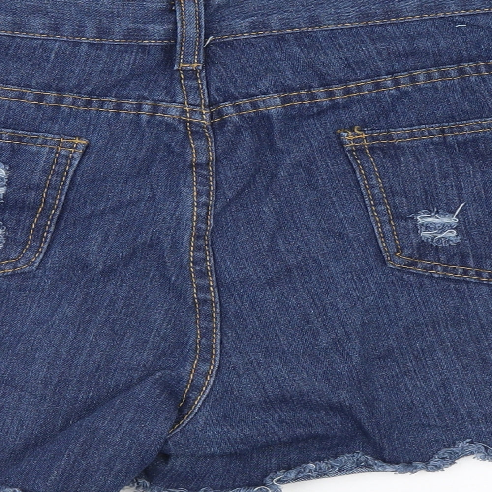Preworn Womens Blue Denim Mom Jeans