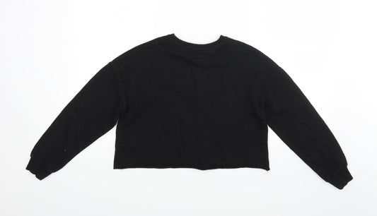 Primar4k Girls Black Pullover Jumper Size 10-11 Years - Cropped