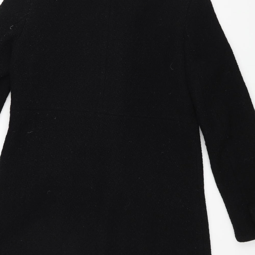 Brand and care label for Lands End women’s black jacket, size UK 10
