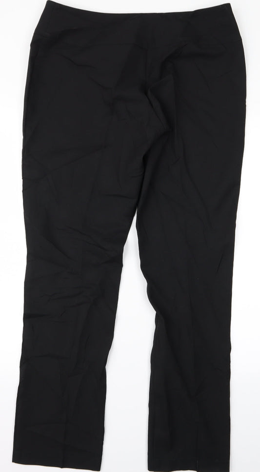 florence robi Womens Black Trousers Size 14 L30 in