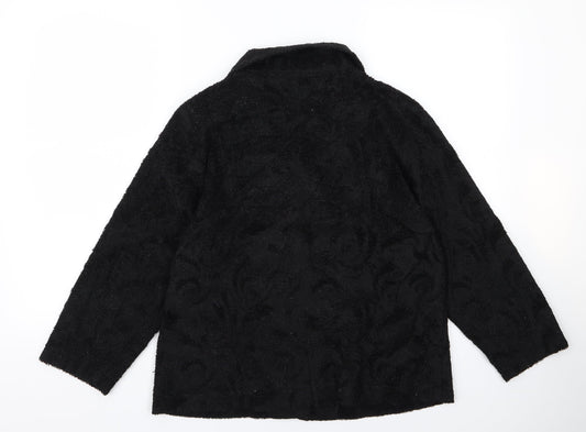 anne sofie Womens Black Jacket Size M