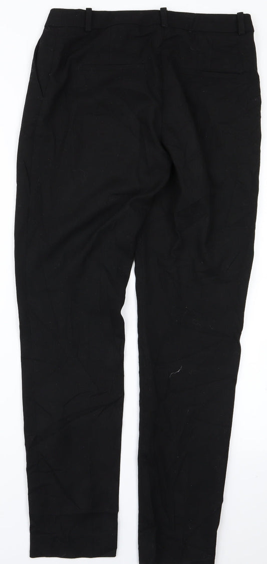 H&M Womens Black Trousers Size 34 L25 in