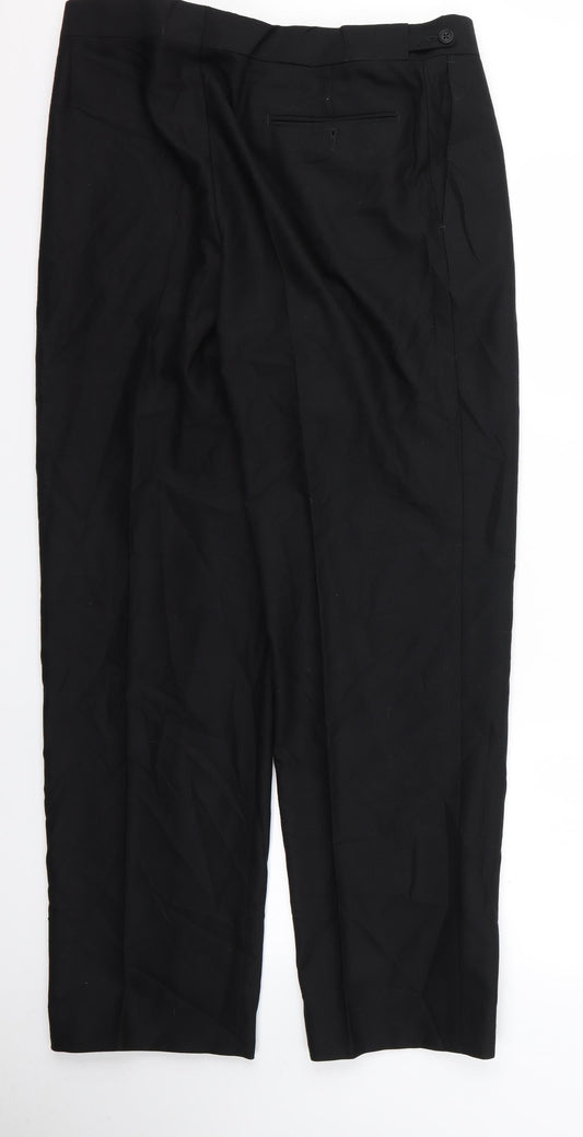 Alexandra Womens Black Trousers Size 32 L25 in