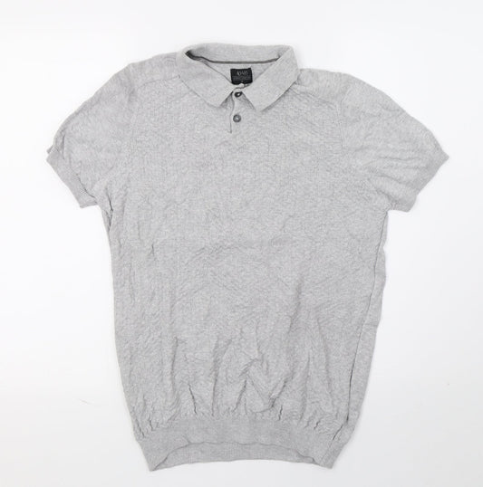 ACW 85 Mens Grey Polo Size S