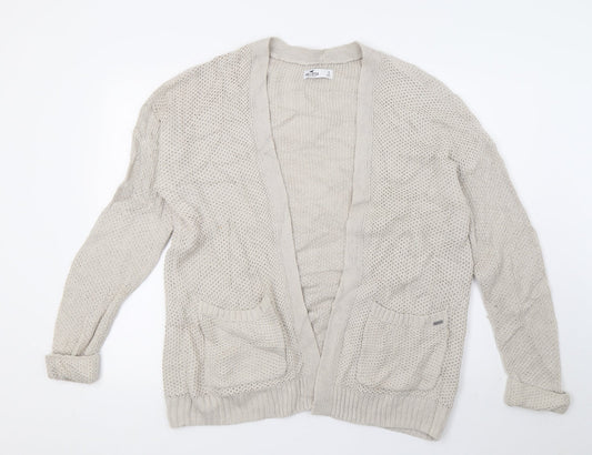 Hollister Womens Grey  Knit Cape Jumper Size S