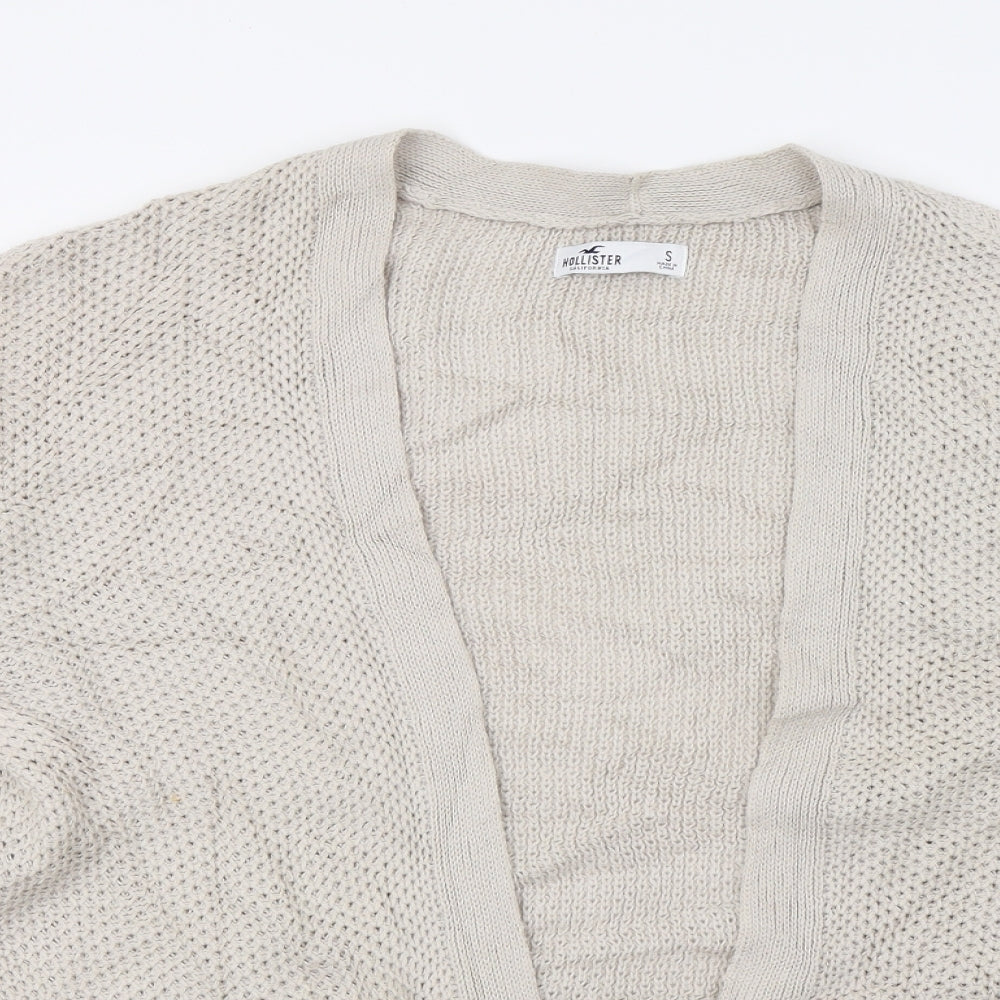 Hollister Womens Grey Knit Cape Jumper Size S