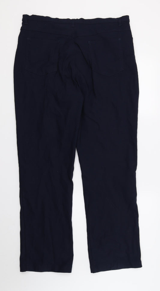 PARA Womens Blue Trousers Size 18 L30 in