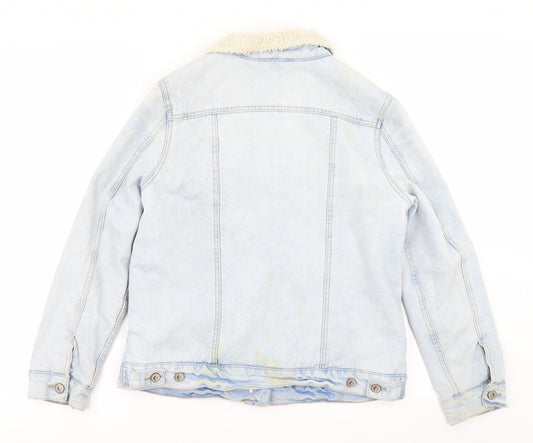 New Look Womens Blue Denim Jacket Size 10