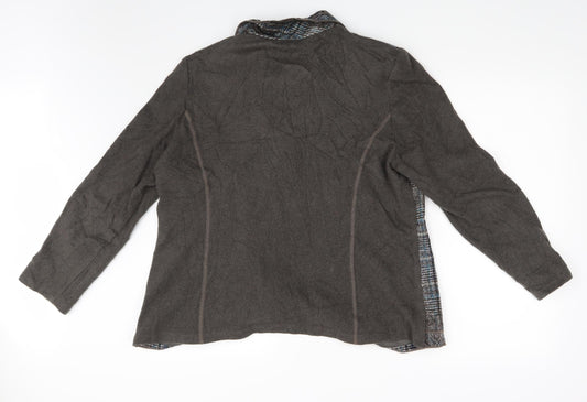 FRANK WALDER Womens Multicoloured Jacket Size 20