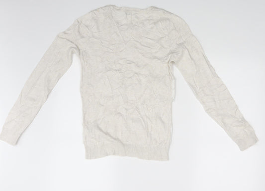 Red Herring Womens Ivory Pullover Sweatshirt Size 8