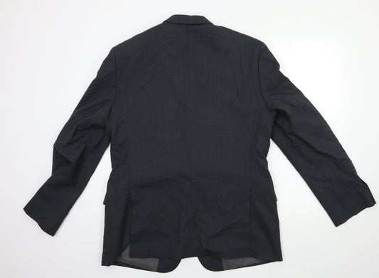 WHICHERY Mens Grey Jacket Suit Jacket Size 42