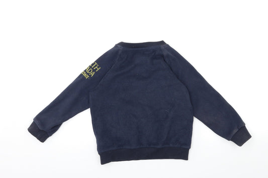 F&F Boys Blue Pullover Sweatshirt Size 5-6 Years