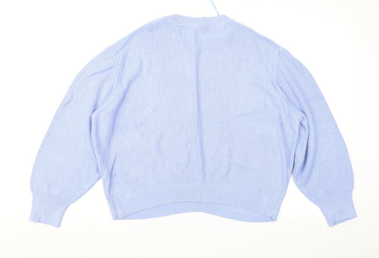 Marks and Spencer Womens Blue Pullover Jumper Size L