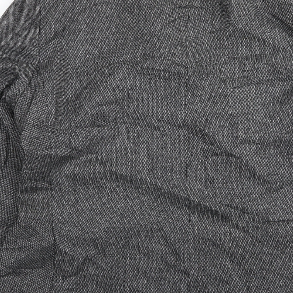 M&S Mens Grey Jacket Blazer Size 40