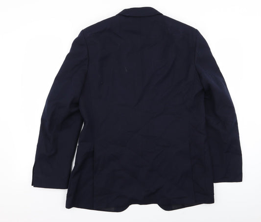 robert leonards Mens Blue Jacket Blazer Size 40